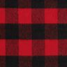 Coating Fabric Tartan – red/black,  thumbnail number 1