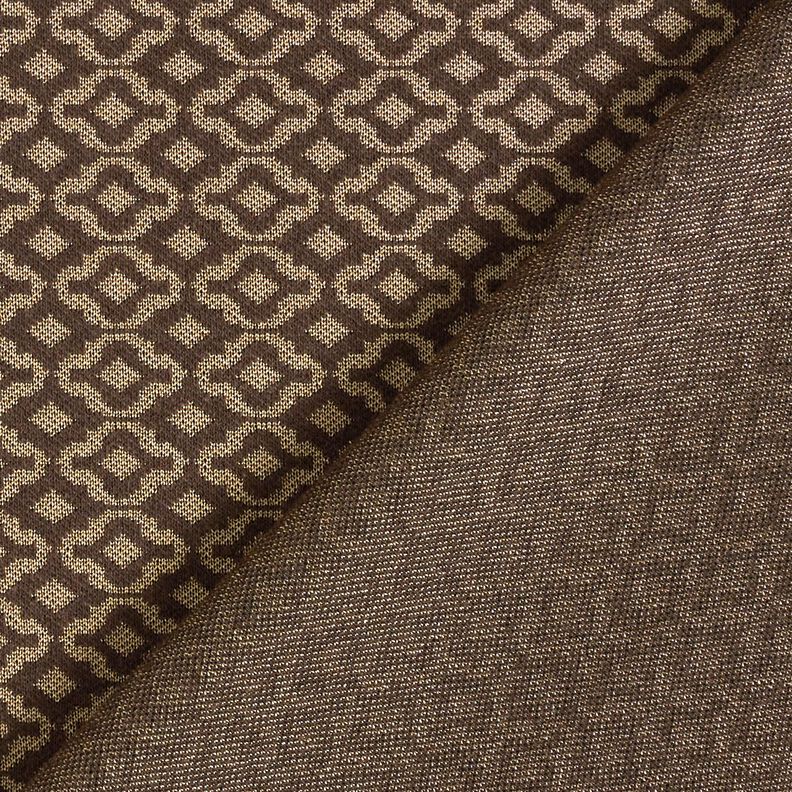 jacquard knit diamonds – beige/brown,  image number 5