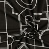 geometric shapes viscose jersey – black/white,  thumbnail number 3