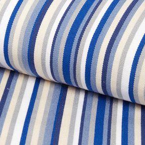 Outdoor Deckchair fabric Longitudinal stripes 45 cm – blue, 