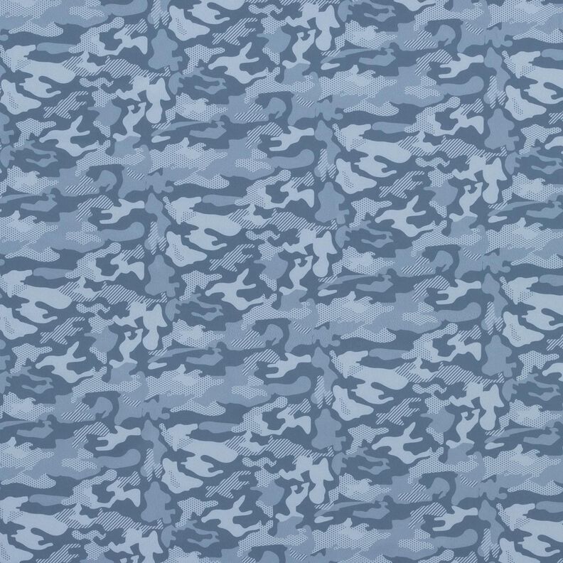 Sports and functional jersey camouflage – blue grey,  image number 1