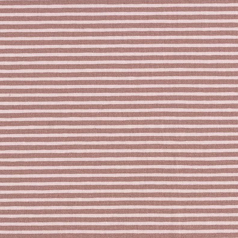 Narrow Stripes Cotton Jersey – light dusky pink/dark dusky pink,  image number 1