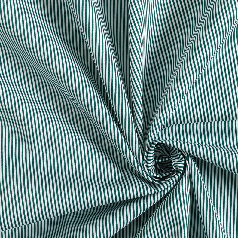 Cotton Poplin Mini stripes – blue spruce/white,  image number 3