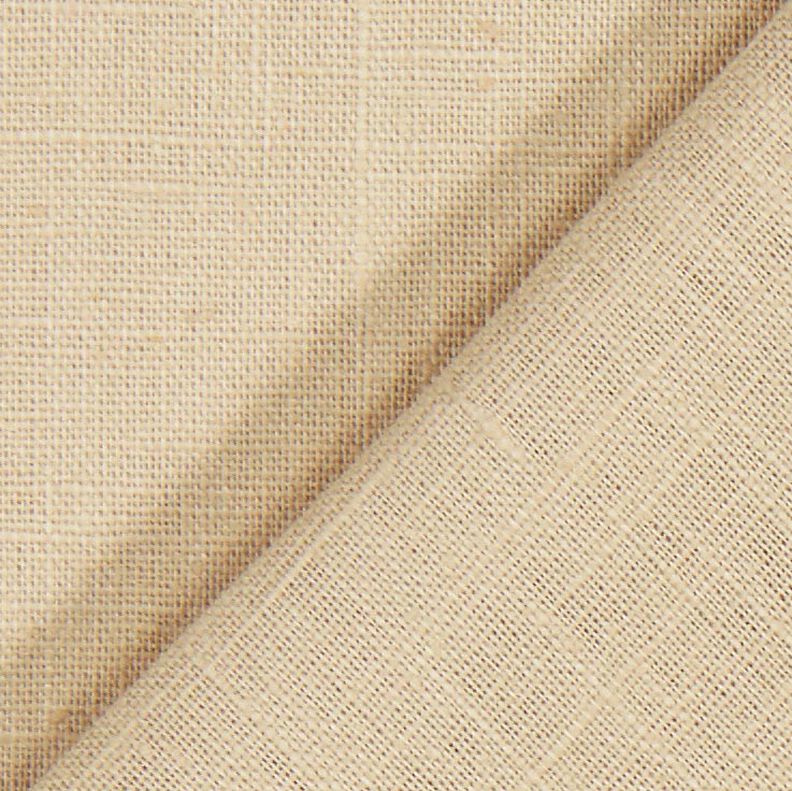 Linen fabric Ramie mix medium – sand,  image number 4