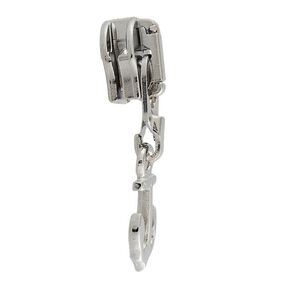 Anchor zip pull, 5 mm | Prym – silver metallic, 
