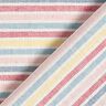 Decor Fabric Half Panama Multicoloured Stripes Recycled – purple,  thumbnail number 4