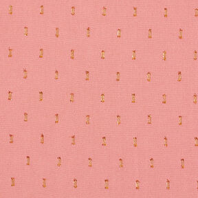 Glitter droplets viscose fabric – dusky pink, 