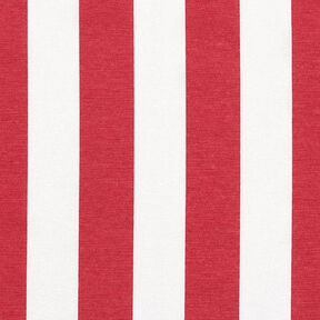 Decor Fabric Canvas Stripes – red/white, 