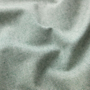Decor Fabric Half Panama Coloured fabric – dark green/natural | Remnant 100cm, 