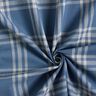 Cotton fabric large check – denim blue/light grey,  thumbnail number 3