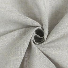 Curtain Fabric Voile Linen Look 300 cm – light grey, 