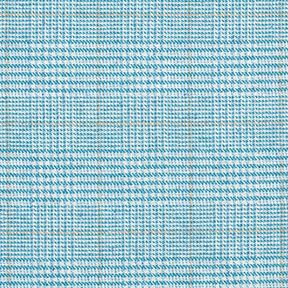 Glen Plaid Wool Fabric – turquoise, 