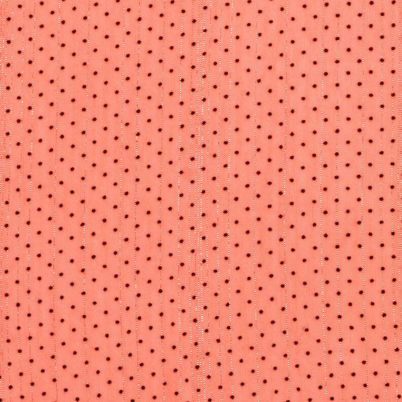 Glitter stripes and dots chiffon – orange,  image number 1