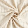 Viscose-linen crepe wide pinstripes – beige,  thumbnail number 3