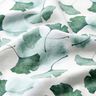 GOTS Cotton Jersey Ginko digital print – white/eucalyptus,  thumbnail number 2