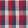 Double Gauze/Muslin Large and small checks | by Poppy navy blue/dark red,  thumbnail number 1