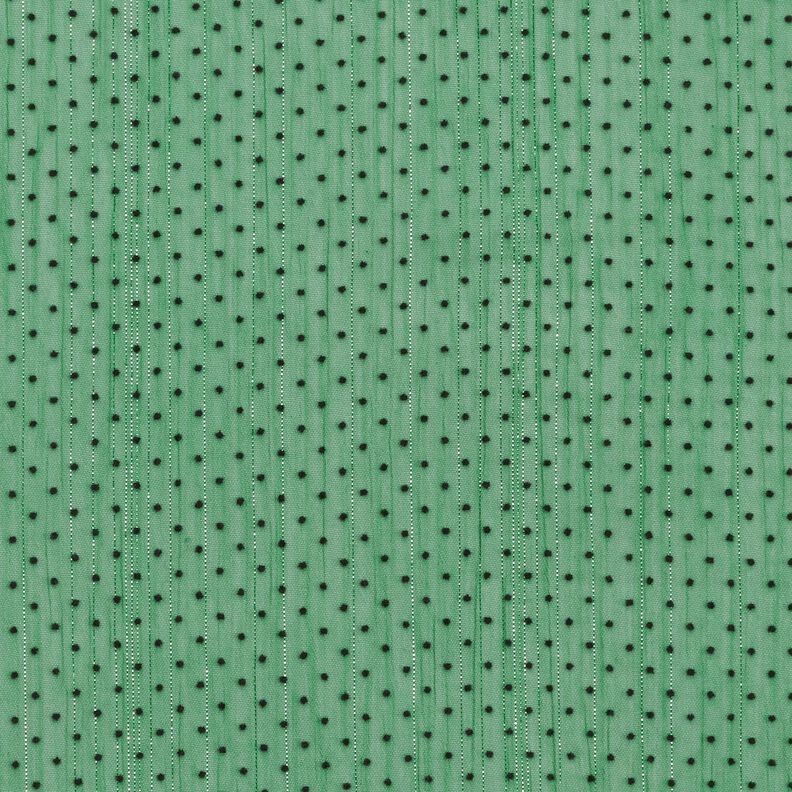 Glitter stripes and dots chiffon – green,  image number 1