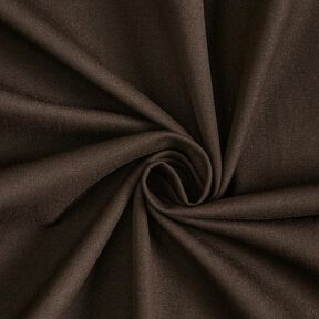 Plain medium stretch trouser fabric – black brown, 