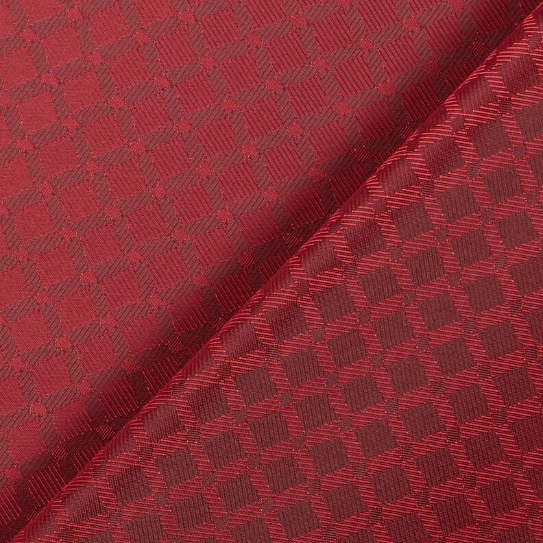 Lining Fabric Jacquard Diamonds – red,  image number 4