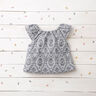 Double Gauze/Muslin Jacquard Aztec pattern | by Poppy midnight blue/misty grey,  thumbnail number 7