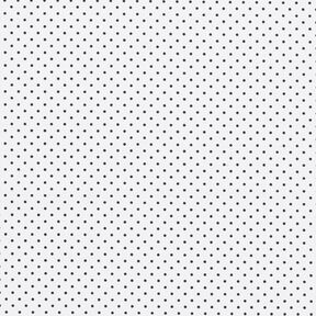Cotton Poplin Little Dots – white/black, 