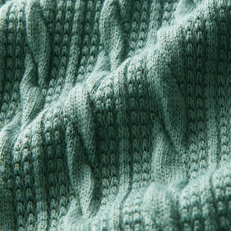 Knit Cloqué Cable Pattern – eucalyptus,  image number 2