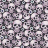 Cotton Poplin Skull – black/mauve grey,  thumbnail number 1