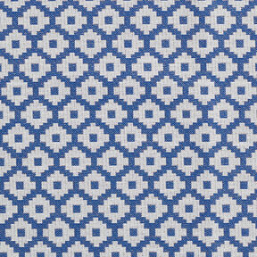Outdoor fabric jacquard rhombus – blue, 