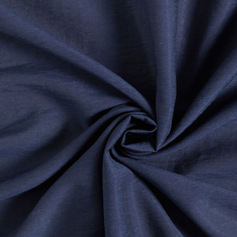 Voile viscose blend – navy blue,  image number 1