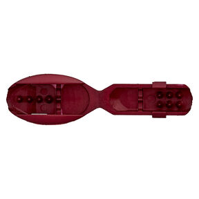 Cord End Clip [Length: 25 mm] – burgundy, 