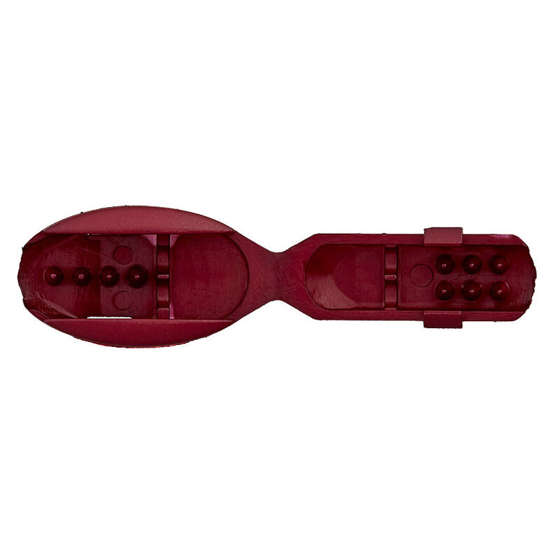 Cord End Clip [Length: 25 mm] – burgundy,  image number 2