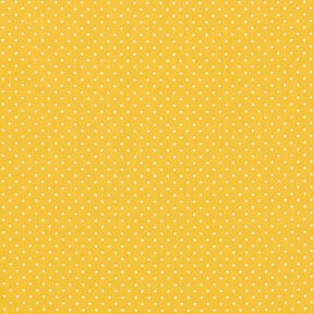 Cotton Poplin Little Dots – mustard/white, 