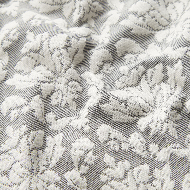 Ornaments jacquard jersey – light grey/white,  image number 2