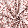 GOTS Cotton Jersey Watercolour leafy branches digital print – white/copper,  thumbnail number 3