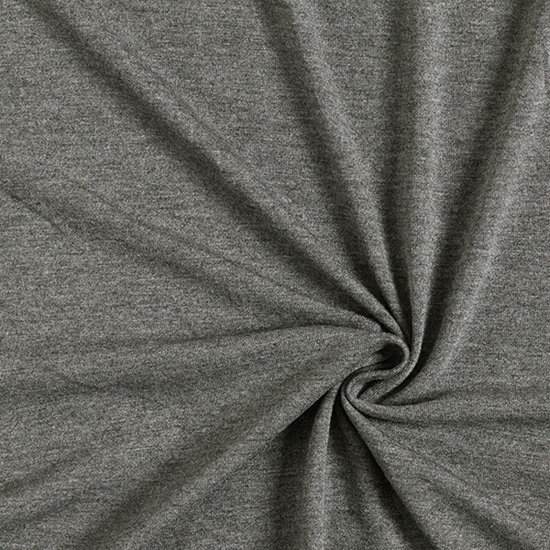 Mottled Viscose Blend Jersey – dark grey,  image number 1