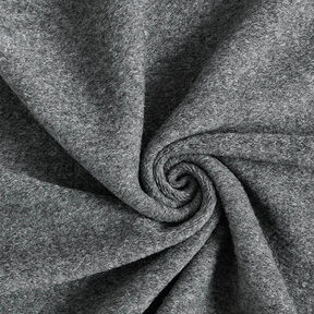 Mottled Wool Blend Knit Coating – granite, 