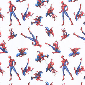 Cretonne Licensed Fabric Spiderman | Marvel – white, 