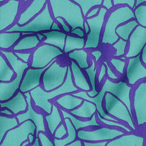 Sateen Magnolia | Nerida Hansen – aqua blue/indigo, 