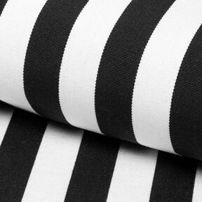 Outdoor Deckchair fabric Longitudinal stripes 44 cm – black, 