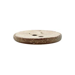 Basic Chalky 2-Hole Coconut Button - beige, 