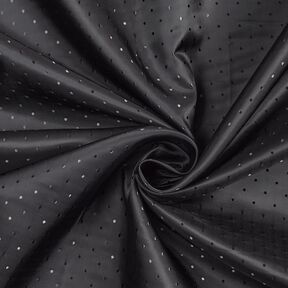 Lining Fabric Jacquard dots – midnight blue, 