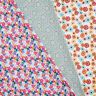 Coated Cotton pastel flowers – white/lilac,  thumbnail number 6