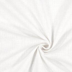 Linen fabric Ramie mix medium – white, 