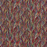 Decor Fabric Tapestry Fabric spotted waves – black/red,  thumbnail number 1