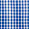Cotton Vichy check 1 cm – royal blue/white,  thumbnail number 1