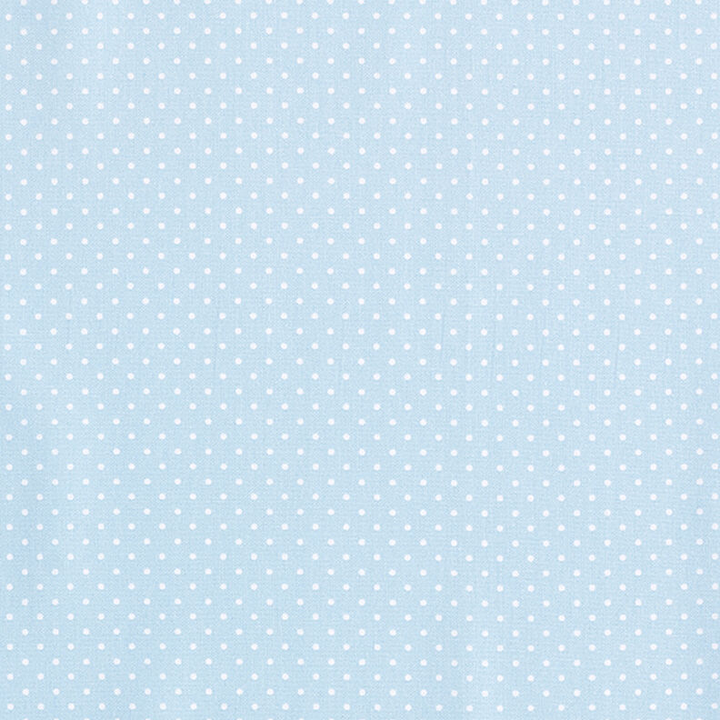 Cotton Poplin Little Dots – light blue/white,  image number 1