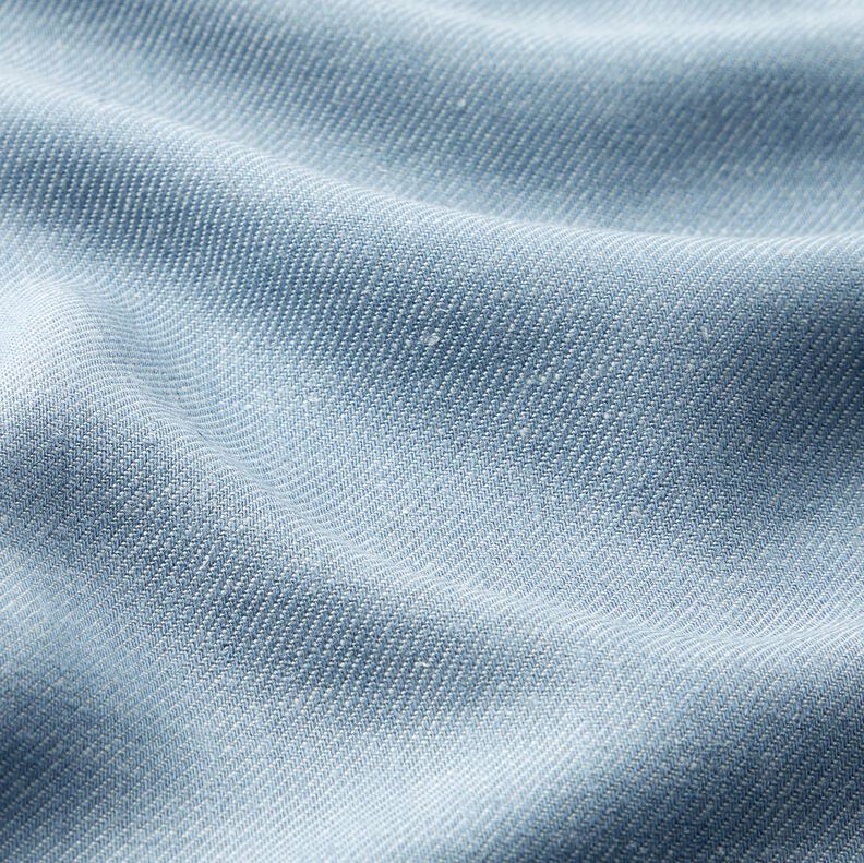 Viscose-linen twill – light blue,  image number 2