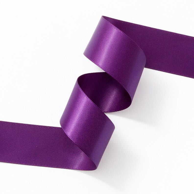 Satin Ribbon [25 mm] – aubergine,  image number 3