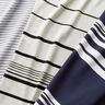 Double face Jersey plain stripes – white/grey,  thumbnail number 6