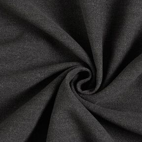 Mottled recycled polyester coat fabric – anthracite, 